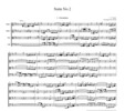 Thumbnail Bach Suite No.2, all mvts., BWV1067, CB216