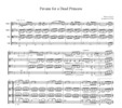 Thumbnail Ravel Pavane for a Dead Princess, for string quartet, CR301