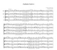 Thumbnail Sibelius Andante festivo, for string quartet, CS601