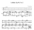 Thumbnail Schubert  Lullaby Op.98, No.2, for piano trio, PS102