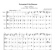 Thumbnail Bartok Rumanian Folk Dances, for string orchestra, SB010 Thumbnail Bartok Rumanian Folk Dances, for string orchestra, SB010