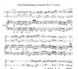Thumbnail Bach from Brandenburg Concerto No.3, 1st mvt., PB005