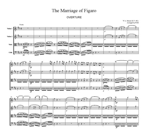 Product picture Mozart Overture to The Marriage of Figaro, CM003