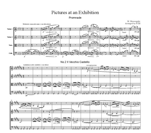 Product picture Mussorgsky Promenade and The Old Castle, CM103