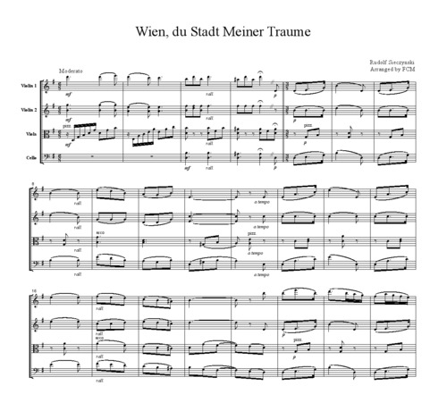 Product picture Sieczynsky Wien, du Stadt meiner Traume, CS301