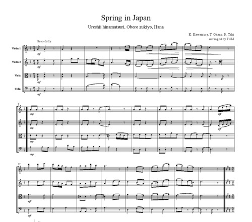 Product picture Japanese famous songs (medley) Spring in Japan, JD007